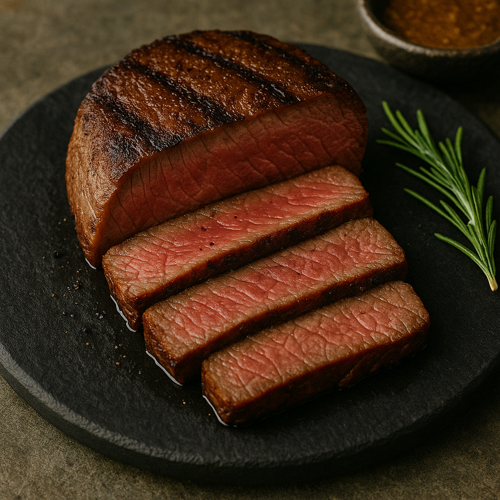 Elk Rump Steak from Elk Ridge Farm in Ramara, Ontario, Canada