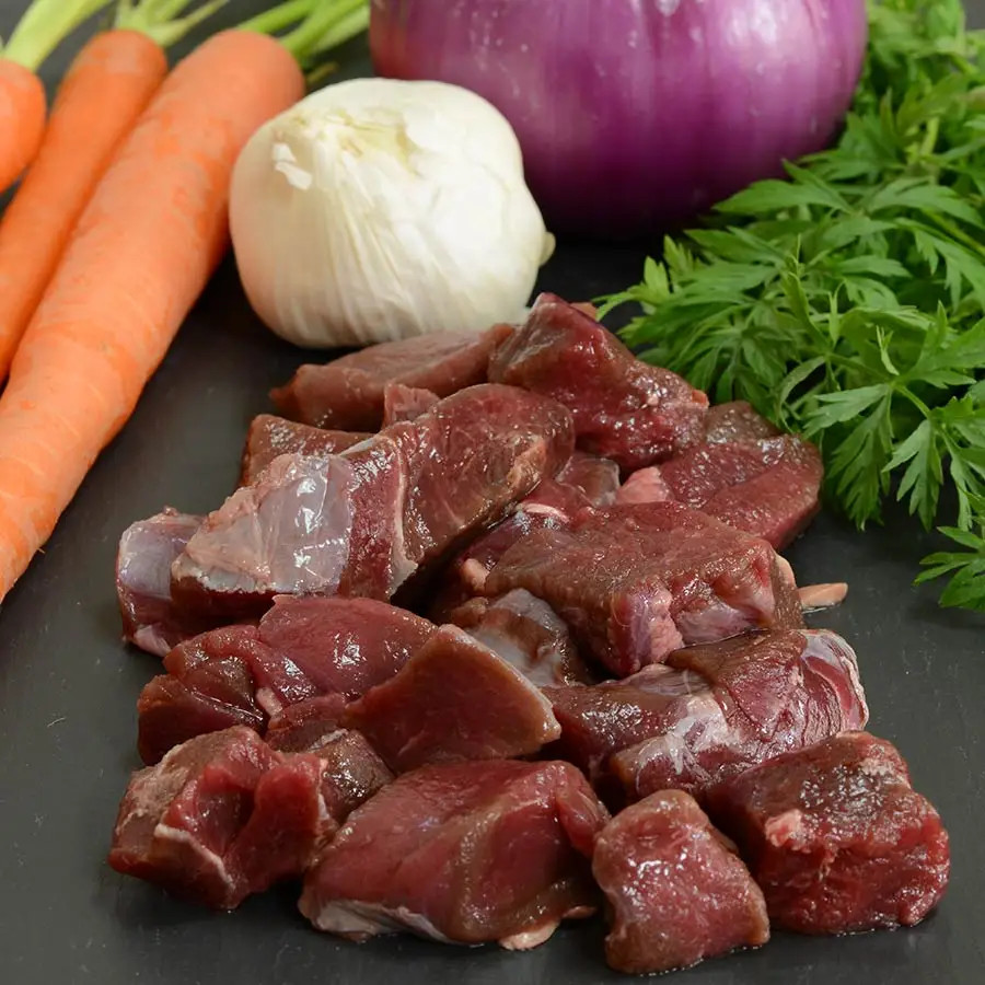 Elk Stewing Meat for Crock Pots by Elk Ridge Farm in Orillia Ontario