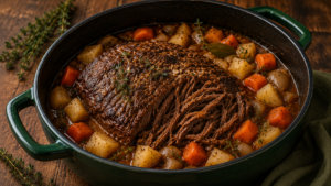 Elk Ridge Farms - Classic Elk Pot Roast with Root Vegetables - Landscape