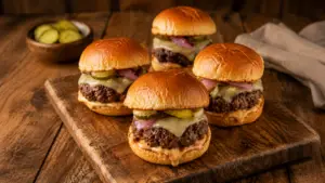 Ground Elk Meat Sliders by Elk Ridge Farm in Ramara, Ontario